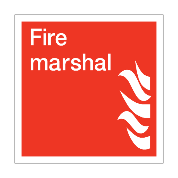 Fire Marshal Square Sign Grande