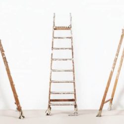 White Paint Wooden Ladder 724x397